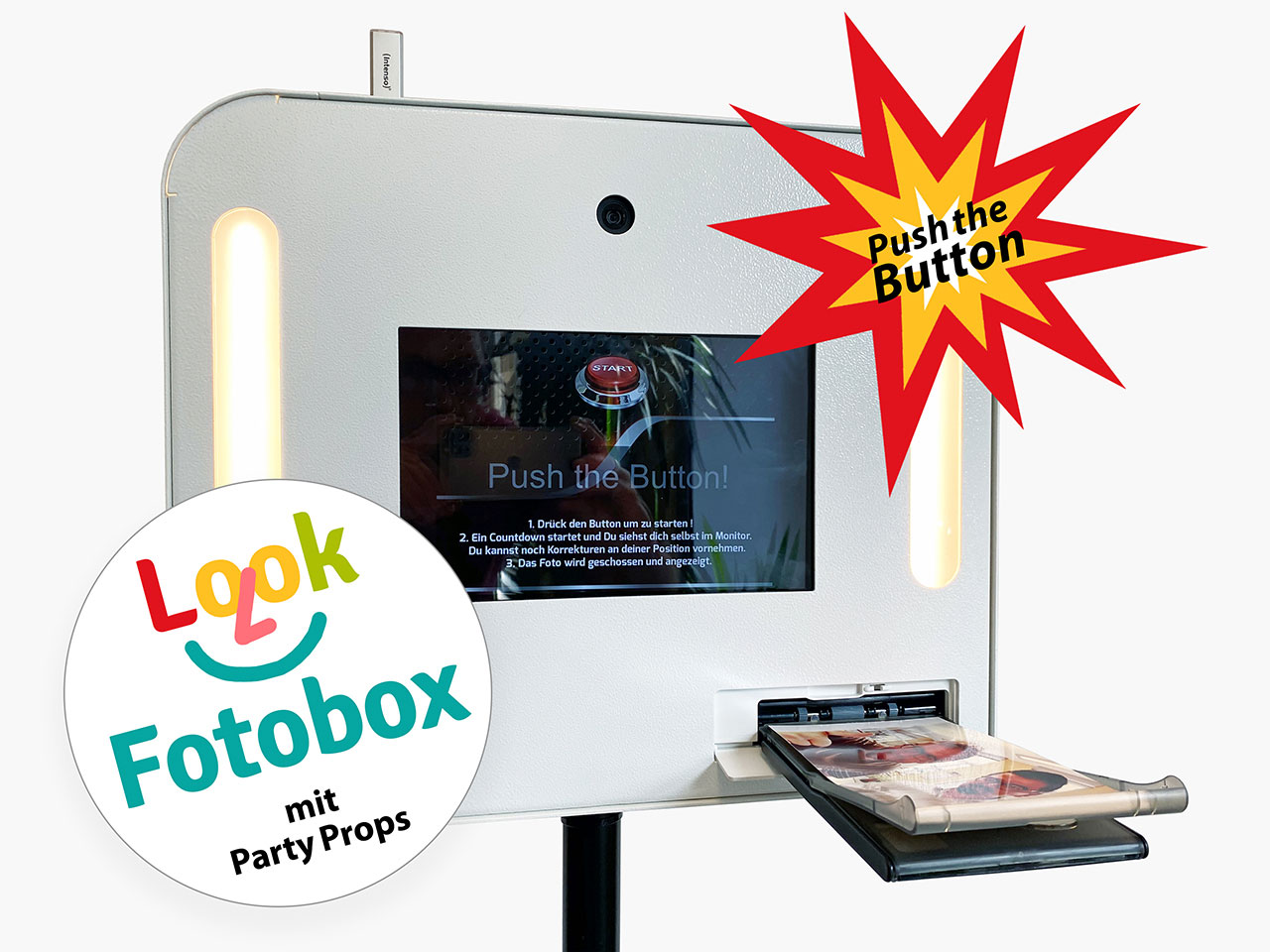 Look-Fotobox mieten in Burgdorf b Salzgitter - Photobooth, Sofortdruck
