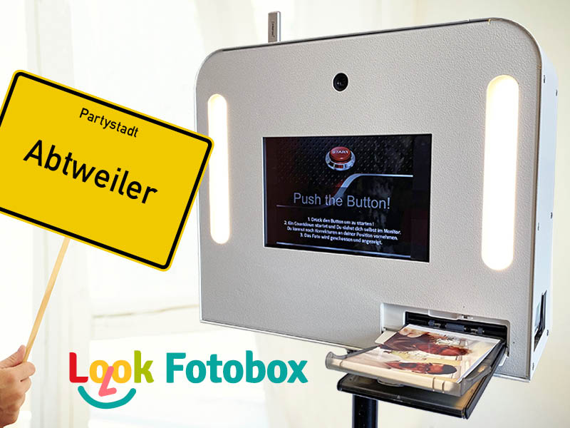 Look-Fotobox für Hochzeit, Geburtstag oder Firmenevent in Abtweiler mieten