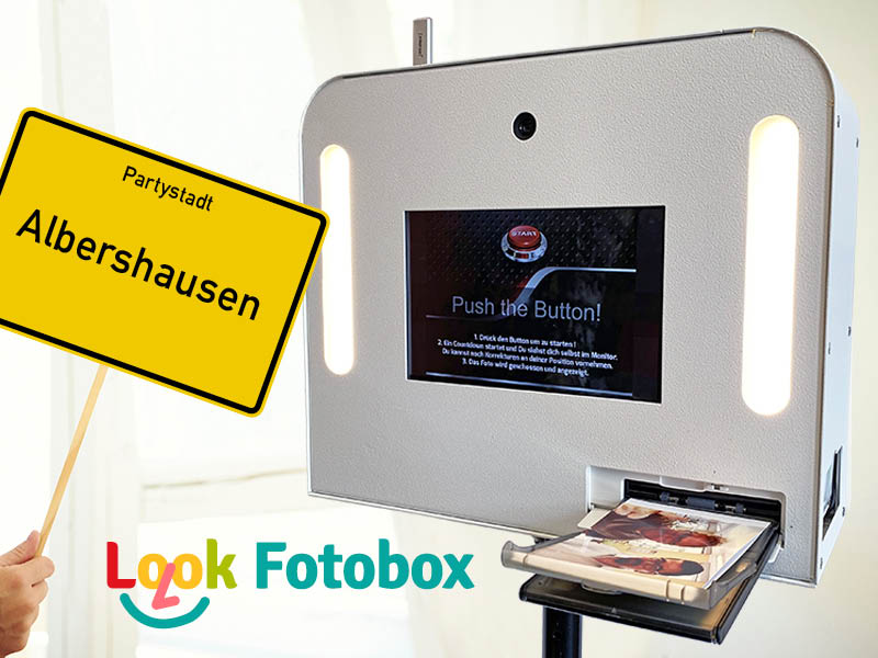 Look-Fotobox für Hochzeit, Geburtstag oder Firmenevent in Albershausen mieten