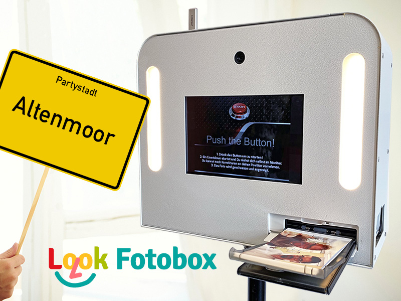 Look-Fotobox für Hochzeit, Geburtstag oder Firmenevent in Altenmoor mieten