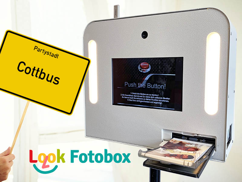 Look-Fotobox für Hochzeit, Geburtstag oder Firmenevent in Cottbus mieten