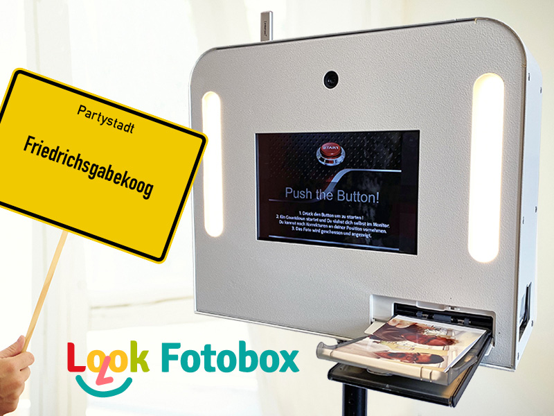 Look-Fotobox für Hochzeit, Geburtstag oder Firmenevent in Friedrichsgabekoog mieten