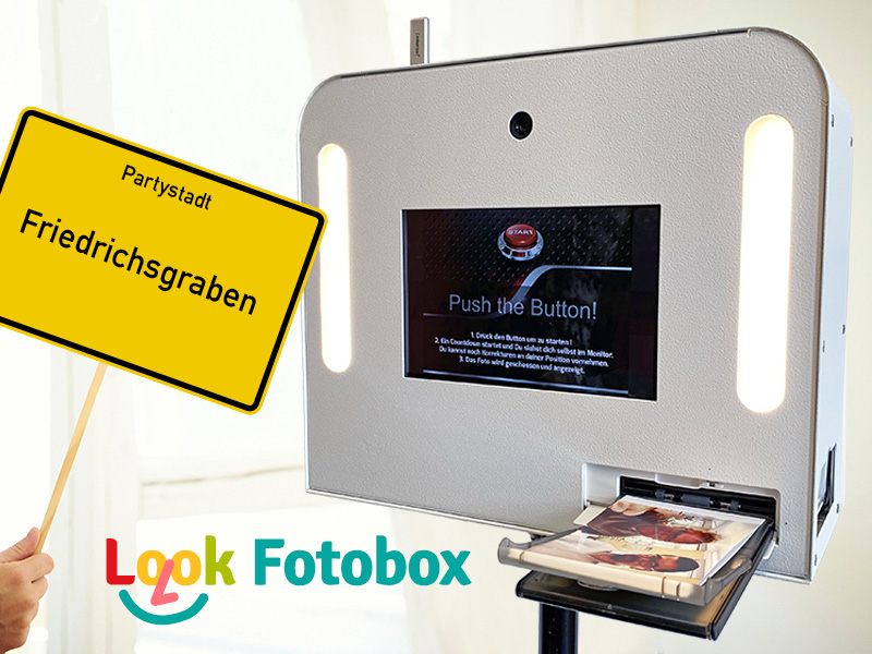 Look-Fotobox für Hochzeit, Geburtstag oder Firmenevent in Friedrichsgraben mieten