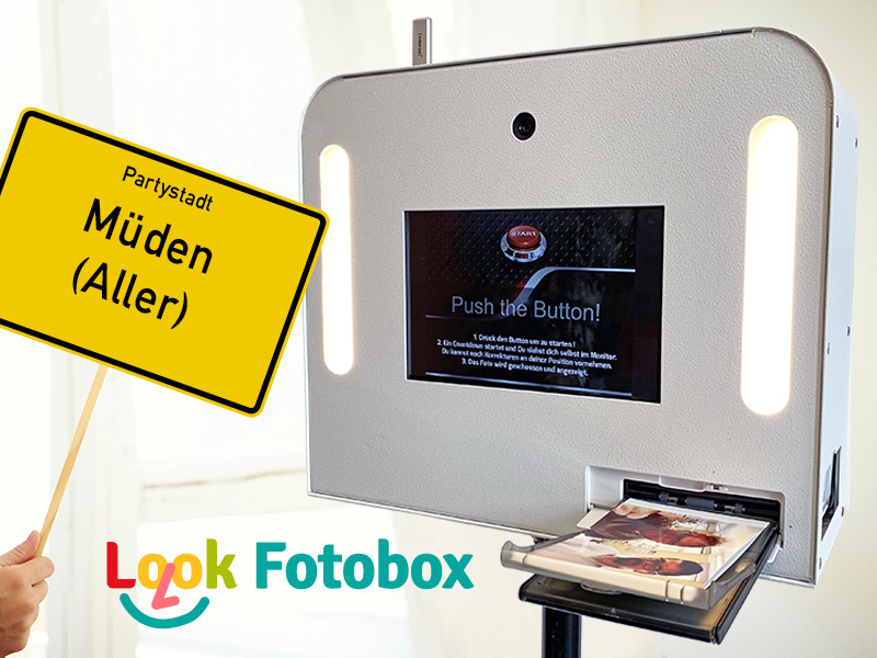 Look-Fotobox für Hochzeit, Geburtstag oder Firmenevent in Müden (Aller) mieten