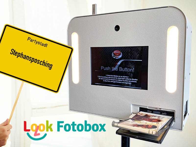 Look-Fotobox für Hochzeit, Geburtstag oder Firmenevent in Stephansposching mieten