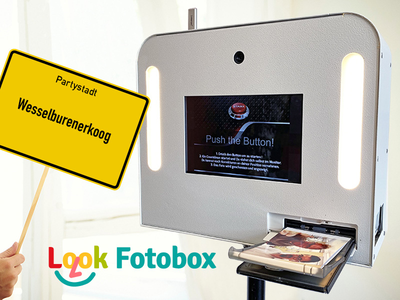 Look-Fotobox für Hochzeit, Geburtstag oder Firmenevent in Wesselburenerkoog mieten