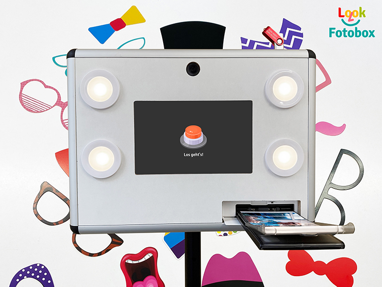 Look-Fotobox Verleih. Jetzt Look-Fotobox für Hochzeit, Geburtstag, Schuleingang, Party oder Firmenevent mieten