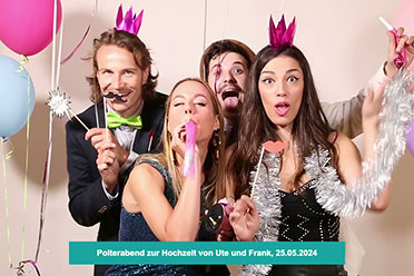 Look-Fotobox - Single-Foto mit persönlichem Text